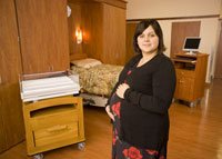 Photo of patient in room